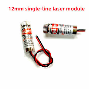 Module laser 12 mm, tête laser rouge, qualité industrielle, longueur focale réglable, 650 nm, 5 mW, forme de point, ligne droite, croix - Product Image 3