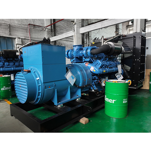 Grupo Electrógeno Abierto de 1200 Kw, Refrigerado por Agua, Trifásico, Fuente de Alimentación Industrial para Construcción - Product Image 3