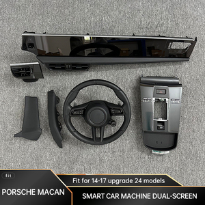Layar <span class=keywords><strong>Mobil</strong></span> Android RHD 12.3 ", Radio <span class=keywords><strong>Mobil</strong></span> Stereo Layar Ganda Interaktif Carplay multimediale Untuk Macan 2014-2017 - Product Image 2