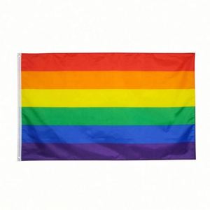 En Stock, Envío Rápido, Bandera del Orgullo Gay LGBT de 3x5 pies, Diseño Arcoíris, Todo Incluido - Product Image 2