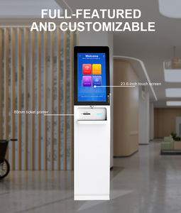 23.6 inch in vé tự dịch vụ kiosk Máy kiosk quản lý hàng đợi hệ thống vé kiosk - Product Image 5