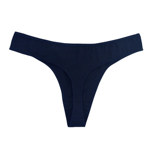 Tangas de Algodón al por Mayor para Mujer, Cintura Baja, Color Sólido, Negro/Gris/Abricó/Rojo/<span class=keywords><strong>Blanco</strong></span>/Azul, Tallas M-L-XL, Stock al por Mayor - Product Image 2
