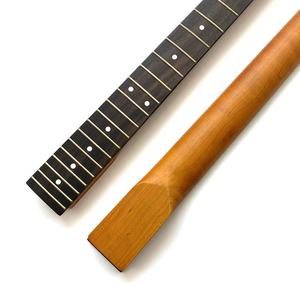 Mástil de Guitarra TL Vintage de 25.5 Pulgadas con 22 Trastes, Acabado Satinado Personalizado, Arce Roasted Plain con Diapasón de Palisandro - Product Image 3