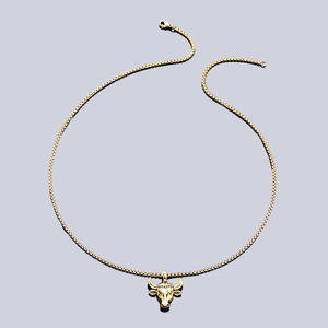 สิบสอง<span class=keywords><strong>ราศี</strong></span> - สร้อยคอรูป<span class=keywords><strong>วัว</strong></span> - สร้อยคอจี้แฟชั่นทันสมัยสำหรับผู้ชาย - สำหรับผู้หญิง - Product Image 4