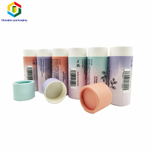 Kraft Brillant À Lèvres Emballage Boîtes de Tubes Cosmétiques Rond Eye-Liner Cylindre Déodorant Mini Tube De Papier - Product Image 5