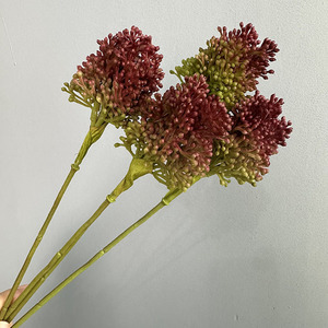 Ramo Decorativo de Ajo Artificial para Oficina, Jardín, Decoración del Hogar, Flor Artificial de Plástico, Plantas Artificiales - Product Image 2