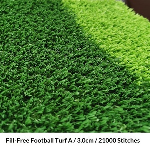 Gazon artificiel QIZHI pour terrains de football et de sport, sans particules, avec remplissage de sable plastique, pour football à <span class=keywords><strong>cinq</strong></span> - Product Image 2