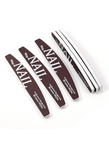 Outil de papier de verre EVA lavable pour tampon de lime à ongles demi-lune pour manucure pédicure matériau émeri pour polir et polir - Product Image 5