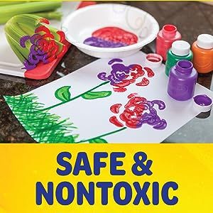 Set de 26 peintures à l'aquarelle <span class=keywords><strong>gouache</strong></span> anti-éclaboussures lavables pour enfants sur papier verre toile médiums emballés dans une boîte - Product Image 5