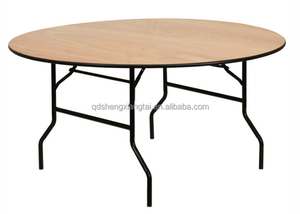 30 inch bàn tròn tùy chỉnh kích thước bàn gỗ Tiệc cưới gấp bàn ăn đồ nội thất - Product Image 2