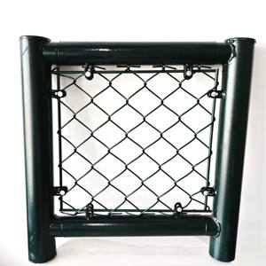 Оцинкованная сетчатая сетка с ПВХ покрытием, сетка для детской площадки с крючками и воротами, 50 х50 мм, 60 х60 мм - Product Image 3