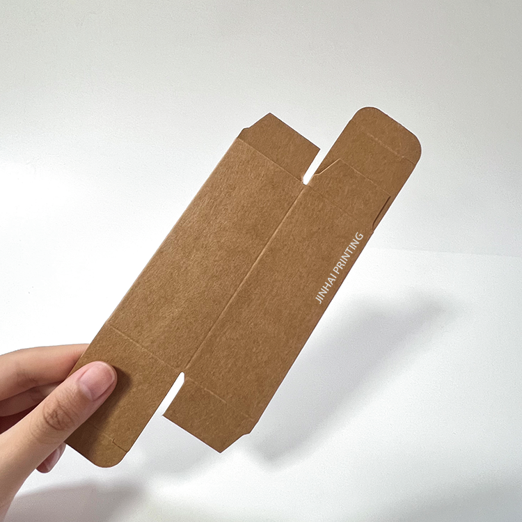 Custom Recycled Packaging Product Packaging Manufacturer Foldable Cosmetic Kraft Paper Box Essential Oil Bottle Box Gift Box
