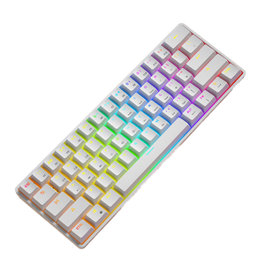 Leaven K28 RGB Bàn Phím Cơ Khí Dual-Chế Độ Bluetooth + Type-C 61-Key Giao Diện Chơi Game Đầy Đủ Phím Va Chạm Miễn Phí USB Sản Phẩm Mới - Product Image 1