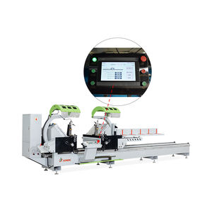 Scie à double tête de haute précision pour la découpe de l'aluminium JUNDE JD-W4500, machine lourde pour la fabrication de fenêtres et de portes - Product Image 2