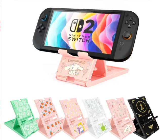 Popular Portable Game Console Stand Adjustable Folding Game Stand for Switch 2/Switch OLED