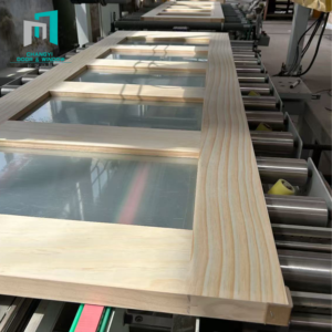 Porte intérieure en bois blanc de style nordique moderne et luxueux, à battants, design dernier cri, pour chambre, porte en bois standard - Product Image 5