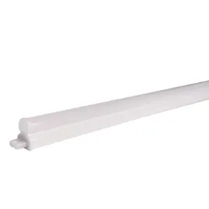 Household energy saving white plastic integration t5 led tube light circular commercial store custom hanging fluorescent lamp