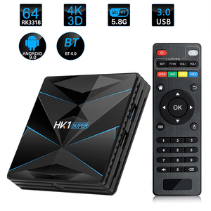 HK1 SUPER 4K UHD Set-Top Box 128GB eMMC Amlogic Quad Core Dual WiFi BT para Sistema OTT - Product Image 6