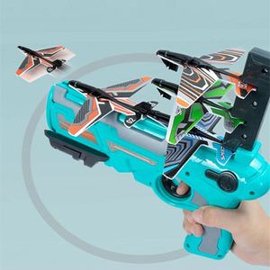 Jouet <span class=keywords><strong>de</strong></span> combat aérien : Lanceur d'avion en mousse, planeur volant, pistolet lanceur <span class=keywords><strong>de</strong></span> jouets pour <span class=keywords><strong>jeux</strong></span> en plein air - Product Image 2