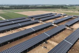 Hangar agricole <span class=keywords><strong>de</strong></span> preuve <span class=keywords><strong>de</strong></span> <span class=keywords><strong>pluie</strong></span> <span class=keywords><strong>de</strong></span> cadre en acier durable <span class=keywords><strong>de</strong></span> panneau solaire d'usine <span class=keywords><strong>de</strong></span> la Chine pour le hangar <span class=keywords><strong>de</strong></span> bétail d'utilisation agricole - Product Image 2