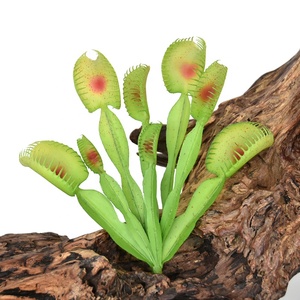Nouvelle arrivée petite plante d'herbe en plastique artificielle Venus Flytrap pour la décoration de paysage - Product Image 1