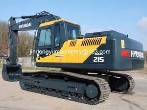 Excavatrice sur chenilles Hyundai R215LC-9 polyvalente de 21,5 tonnes, d'occasion, prête à l'emploi immédiat, conception robuste, forte puissance de creusement, garantie 1 an - Product Image 4