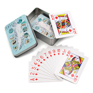 Imprima su propio diseño <span class=keywords><strong>de</strong></span> <span class=keywords><strong>baraja</strong></span> <span class=keywords><strong>de</strong></span> naipes Logotipo personalizado Embalaje Poker Souvenir Caja <span class=keywords><strong>de</strong></span> lata para naipes - Product Image 2