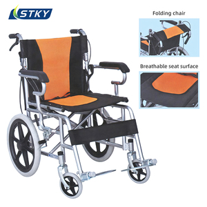 Silla de ruedas para personas mayores con discapacidad Silla de ruedas de aluminio manual plegable barata para discapacitados Precio - Product Image 2