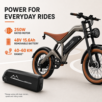 Vélo électrique de montagne pour adultes avec batterie au lithium haute vitesse 250w, freins à disque hydrauliques, vélo électrique, E-bike, vélo, entrepôt américain