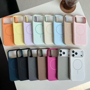 Fundas Magnéticas Delgadas de Silicona para <span class=keywords><strong>iPhone</strong></span> XR, <span class=keywords><strong>iPhone</strong></span> 12, <span class=keywords><strong>iPhone</strong></span> 13, para 17 Pro Max, Diseño Simple Protector, Venta al Por Mayor - Product Image 4