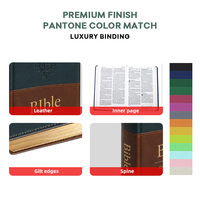 Innovadora Funda Multifuncional de Cuero PU para Libros Cristianos, Nueva Llegada, Biblias KJV Duraderas