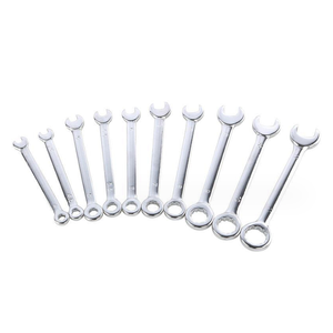 10 Pcs Mini <strong>Combination</strong> Wrench <strong>Spanner</strong> <strong>Set</strong> 4-11mm Metric Inch Double Open Ended Cycling Bike Tool Kit - Product Image 1