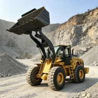 Rutschfester Gebrauchter Volvo L150H Schwerlast-Radlader mit Großem Tiefenprofil-Reifen für Starken Bodenhaftung bei Schneeräumung und Reinigung