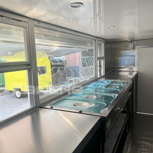 Camión de remolque de comida con personalización cuadrada Popular, carrito de helados de café crepé, camión de comida con certificado Coc - Product Image 6
