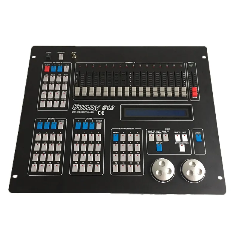 Sunny 512 controller can control sound activated stage lighting equipment