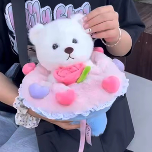 Peluche Bouquet Coniglietto Principessa, Giocattolo <span class=keywords><strong>Anime</strong></span> Romantico Personalizzato per Fidanzate, Regalo di San Valentino - Product Image 4