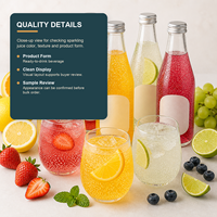 Sprankelende fruitsapmonsters, diverse smaken, kant-en-klaar, 200ml, lage minimale bestelhoeveelheid beschikbaar