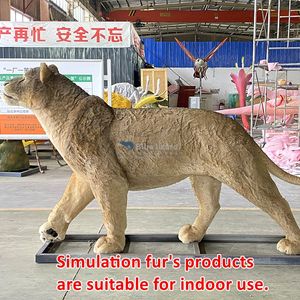 Mô hình sư tử hang động animatronic điêu khắc sinh vật thời tiền sử - Product Image 5