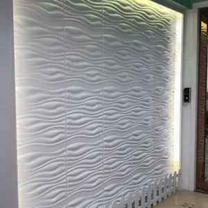 厂家直销价格精细加工壁纸3D墙板室内装饰