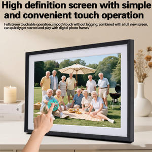 10.1-Inch Touch Screen Smart Digital Photo Frame WIFI Transmission Audio (MP3) <strong>Video</strong> (AVI) Plastic Electronic Album - Product Image 5