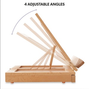 Caballete de Madera Ajustable para Artistas, Caballete de Escritorio de Madera de Haya con Paleta para Estudiantes de Arte - Product Image 5