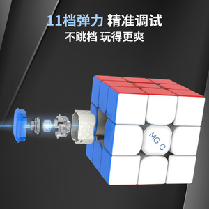 Cube magique magnétique MGC EVO 3x3x3, jouet de puzzle de compétition pour enfants et adultes - Product Image 5