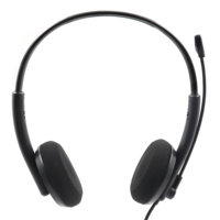 Casque USB avec microphone et microphone, pour ordinateur, système voip et appels de conférence