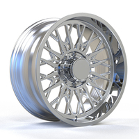 Jantes forgées 5x127 6x139.7 5x114.3 de 17 à 24 pouces, polies, multi-branches, à déport profond pour Ram 1500, Honda, Jeep Wrangler, Grand Cherokee
