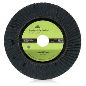 Green Ceramic Flat Flap Disc 115x22 Mm Fiberglass Backing For <b>Grinding</b> <b>Wheels</b> - Product Image 2