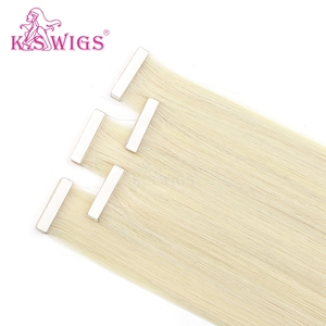 Extensions de cheveux invisibles de luxe premium, 100% cheveux humains Remy, blond naturel, vierges, sans couture, extensions à bandes adhésives. - Product Image 6