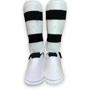 Protège-tibias et chauffe-jambes respirants personnalisés avec logo, protège-tibias professionnels pour adultes MMA, Kickboxing, Muay Thai, fabriqués sur mesure - Product Image 1