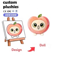 Peluches alimentaires Kawaii très populaires, adorables, grands yeux, fruits et légumes en peluche, vente en gros, jouets en peluche personnalisés pour cadeaux d'anniversaire et souvenirs