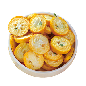 Rodajas de Kumquat Liofilizadas de Alta Calidad, Suplemento Nutricional <span class=keywords><strong>para</strong></span> <span class=keywords><strong>la</strong></span> <span class=keywords><strong>Tos</strong></span> y Humectación Pulmonar, Té de Kumquat Liofilizado - Product Image 1