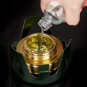 户外迷你便携式酒精炉燃烧器背包徒步露营生存 - Product Image 4